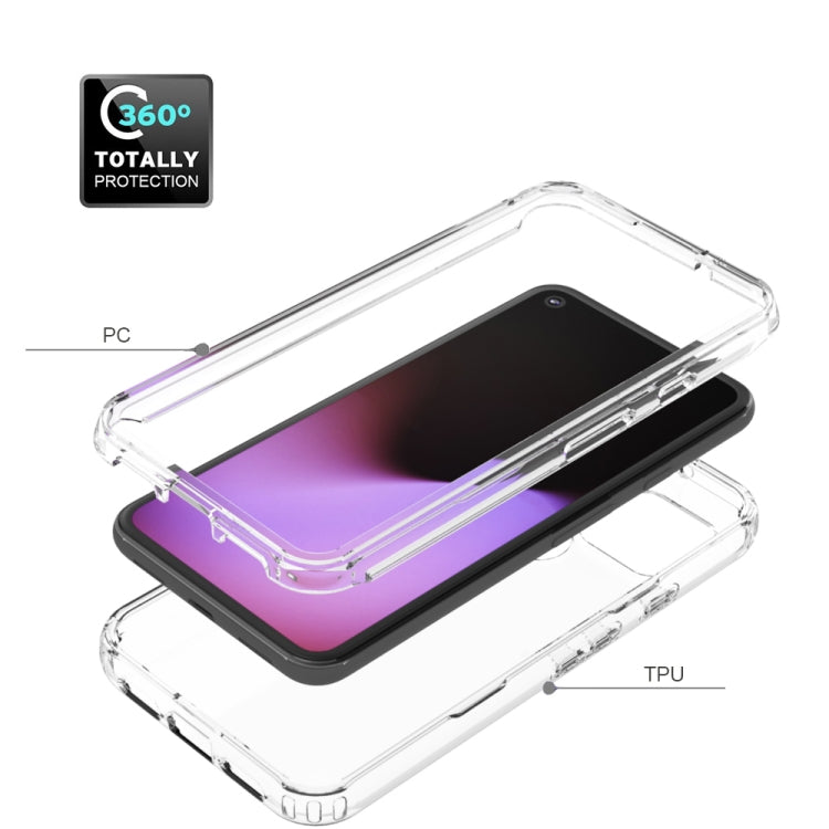 For Google Pixel 5 High Transparency Two-color Gradient PC + TPU Phone Protective Case