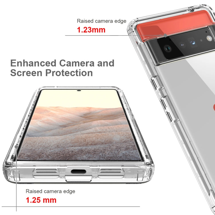 For Google Pixel 6 Pro High Transparency Two-color Gradient PC + TPU Phone Protective Case