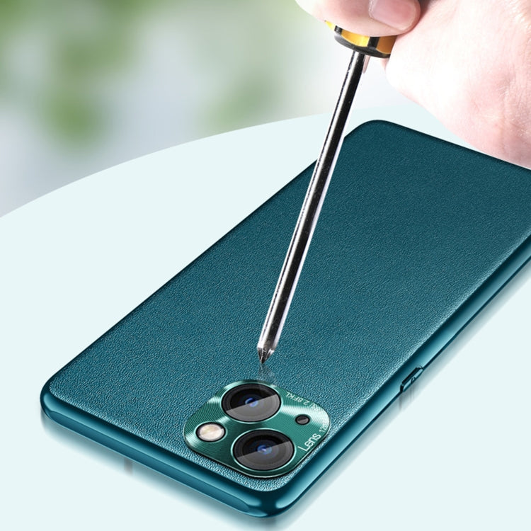 For iPhone 13 mini Silicone Pure Skin Leather Full Coverage Shockproof Phone Case