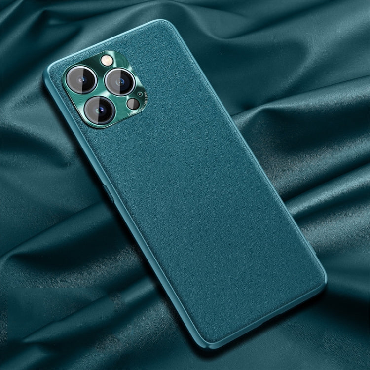 For iPhone 13 Pro Silicone Pure Skin Leather Full Coverage Shockproof Phone Case