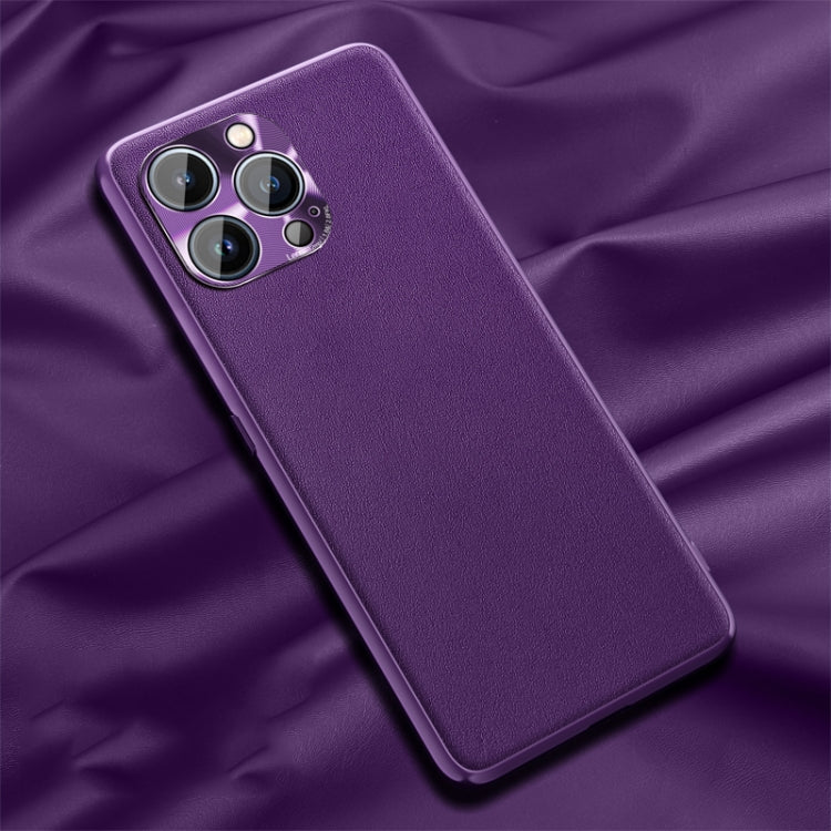 For iPhone 13 Pro Silicone Pure Skin Leather Full Coverage Shockproof Phone Case