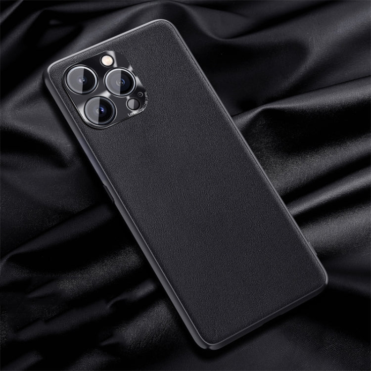 For iPhone 13 Pro Silicone Pure Skin Leather Full Coverage Shockproof Phone Case