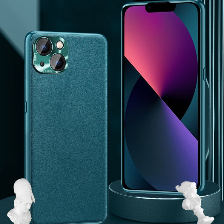 For iPhone 13 Pro Silicone Pure Skin Leather Full Coverage Shockproof Phone Case