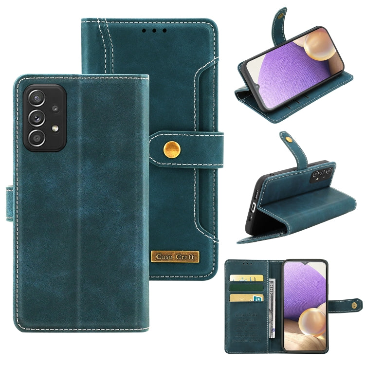 For Samsung Galaxy A32 5G Copper Buckle Horizontal Flip Leather Phone Case with Holder & Card Slots & Wallet