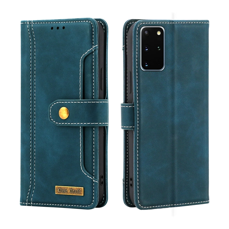 For Samsung Galaxy S20+ Copper Buckle Horizontal Flip Leather Phone Case with Holder & Card Slots & Wallet