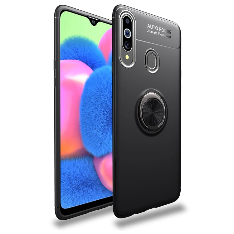 For Galaxy A20s Lenuo Shockproof TPU Protective Case with Invisible Holder