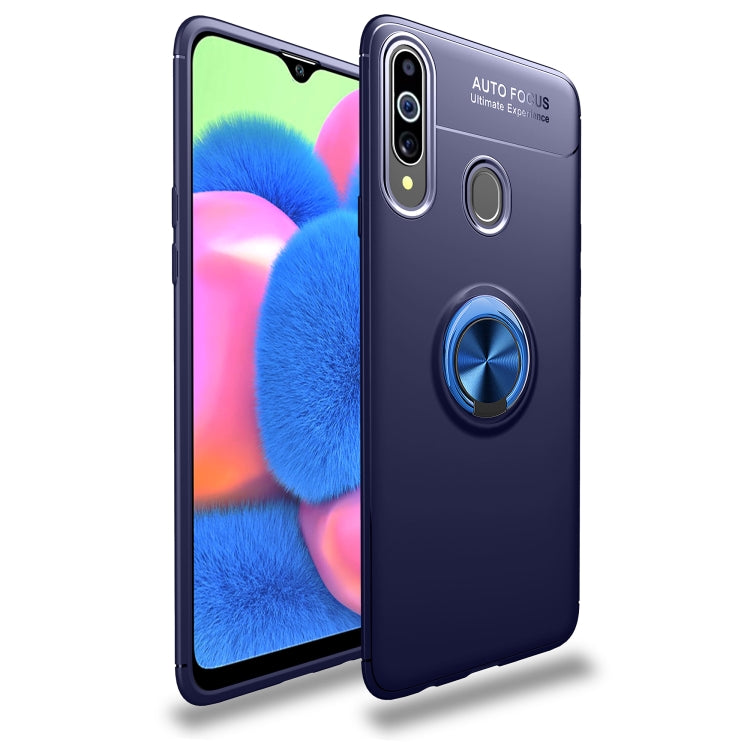 For Galaxy A20s Lenuo Shockproof TPU Protective Case with Invisible Holder