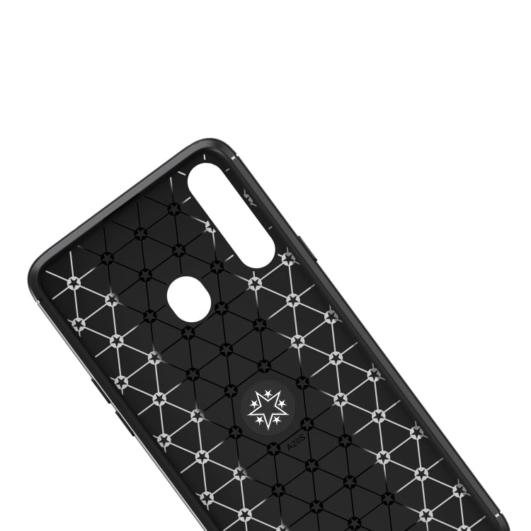 For Galaxy A20s Lenuo Shockproof TPU Protective Case with Invisible Holder