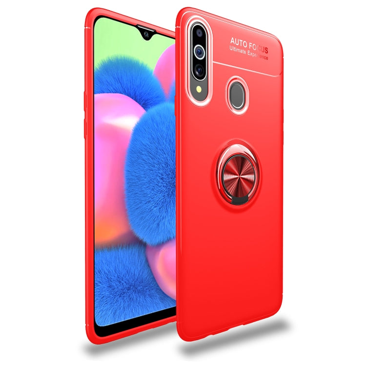 For Galaxy A20s Lenuo Shockproof TPU Protective Case with Invisible Holder