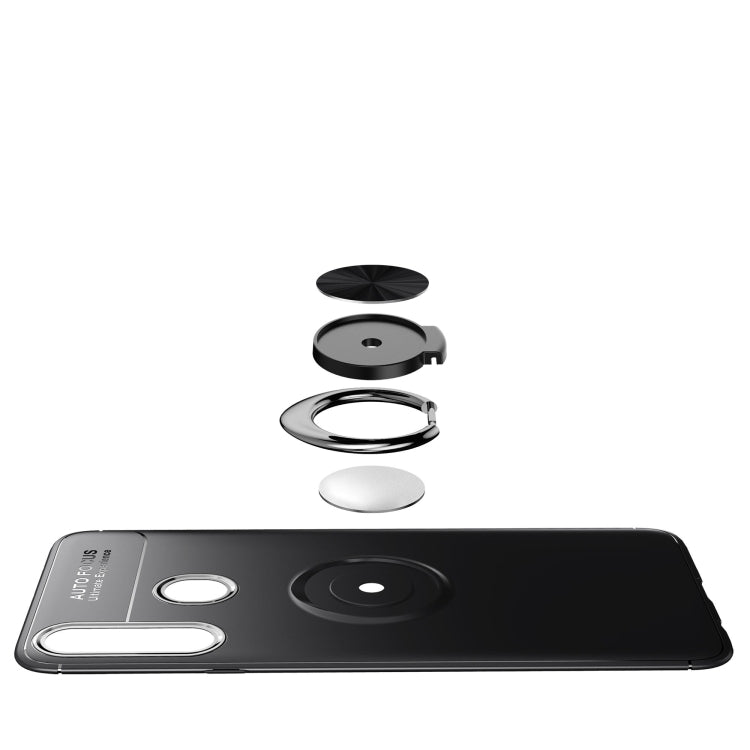 For Galaxy A20s Lenuo Shockproof TPU Protective Case with Invisible Holder