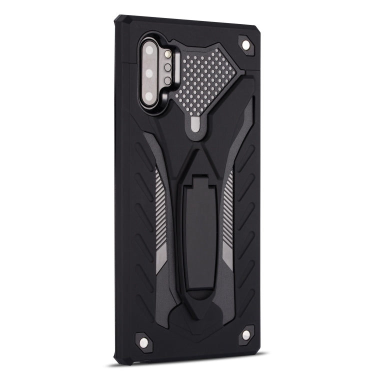For Galaxy Note 10+ Shockproof TPU + PC Protective Case with Holder