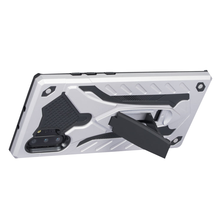 For Galaxy Note 10+ Shockproof TPU + PC Protective Case with Holder