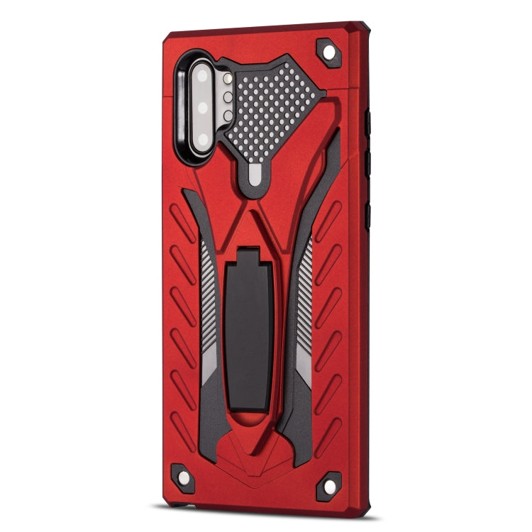 For Galaxy Note 10+ Shockproof TPU + PC Protective Case with Holder