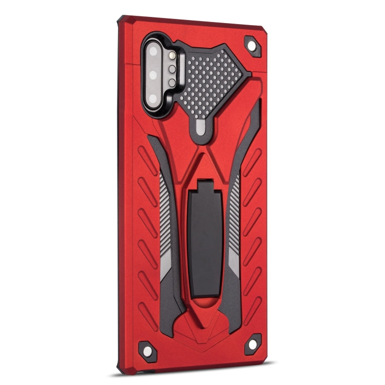 For Galaxy Note 10+ Shockproof TPU + PC Protective Case with Holder