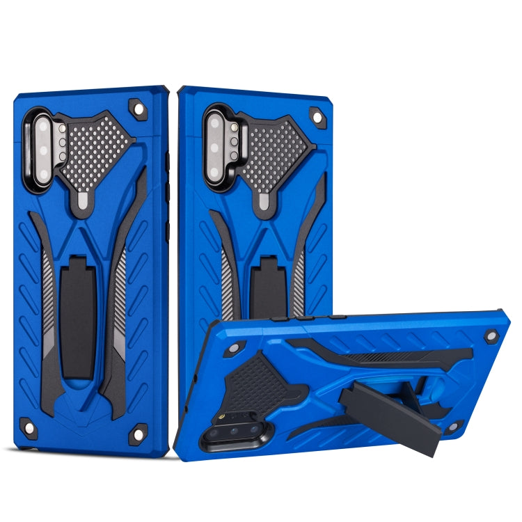 For Galaxy Note 10+ Shockproof TPU + PC Protective Case with Holder