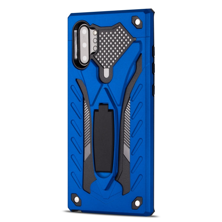 For Galaxy Note 10+ Shockproof TPU + PC Protective Case with Holder