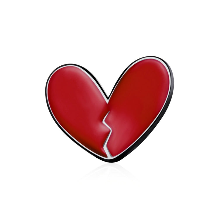 S925 Sterling Silver Dark Heart Ear Studs Women Earrings