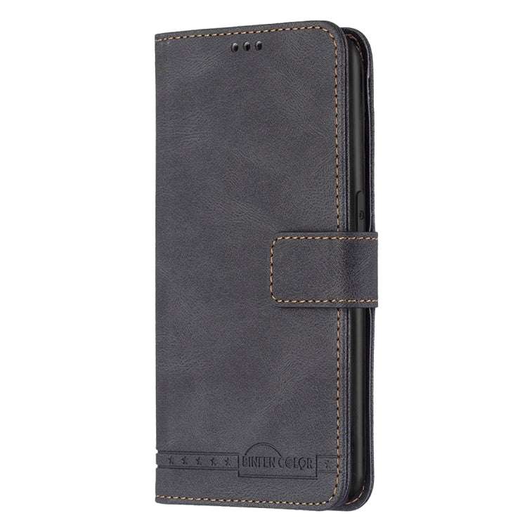 For OPPO A7 Magnetic Clasp RFID Blocking Anti-Theft Leather Case with Holder & Card Slots & Wallet
