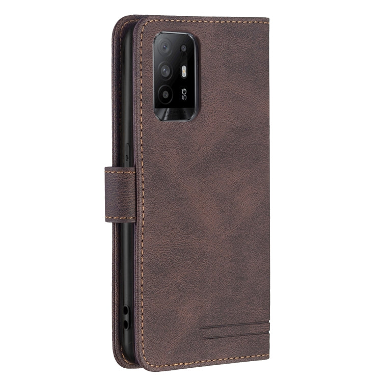 For OPPO A94 5G/ F19 Pro Plus/ Reno5 Z 5G Magnetic Clasp RFID Blocking Anti-Theft Leather Case with Holder & Card Slots & Wallet