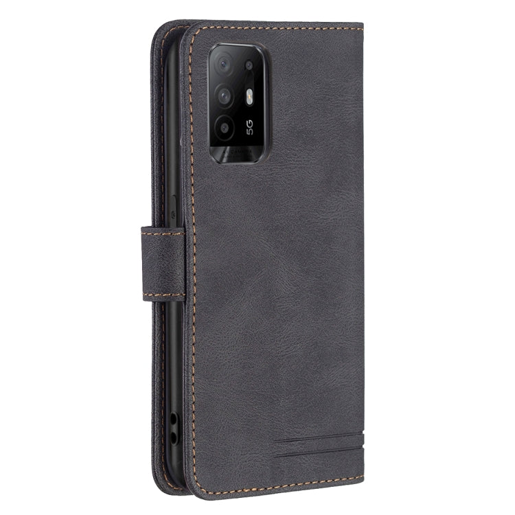 For OPPO A94 5G/ F19 Pro Plus/ Reno5 Z 5G Magnetic Clasp RFID Blocking Anti-Theft Leather Case with Holder & Card Slots & Wallet