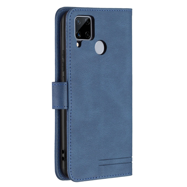 For OPPO Realme C12 / C15 / C25 Magnetic Clasp RFID Blocking Anti-Theft Leather Case with Holder & Card Slots & Wallet