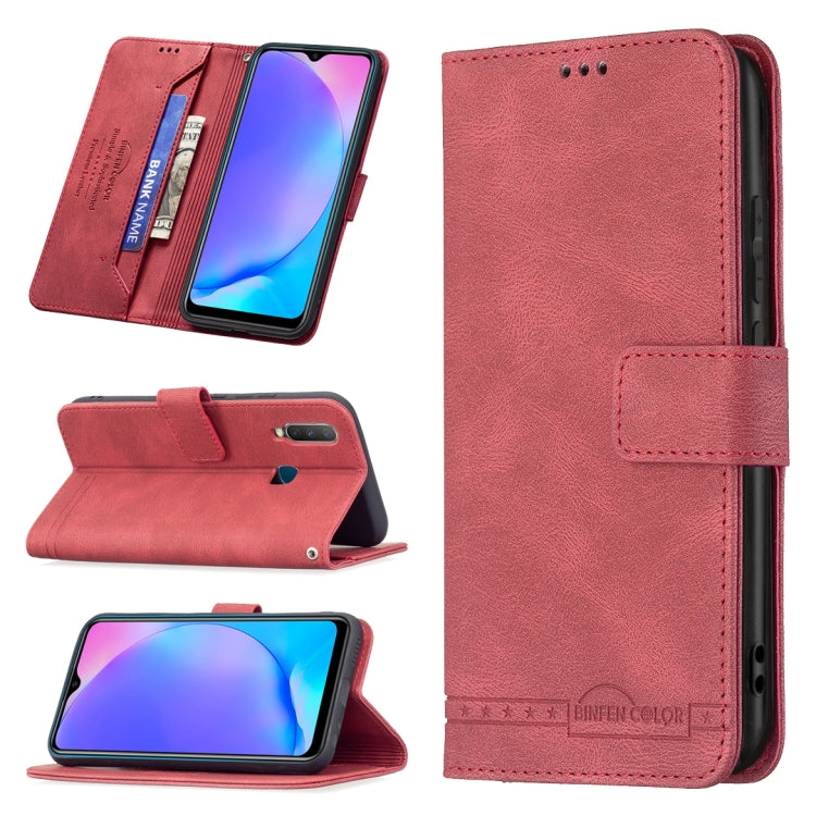 For vivo Y11 / Y15 / Y12 / Y17 Magnetic Clasp RFID Blocking Anti-Theft Leather Case with Holder & Card Slots & Wallet