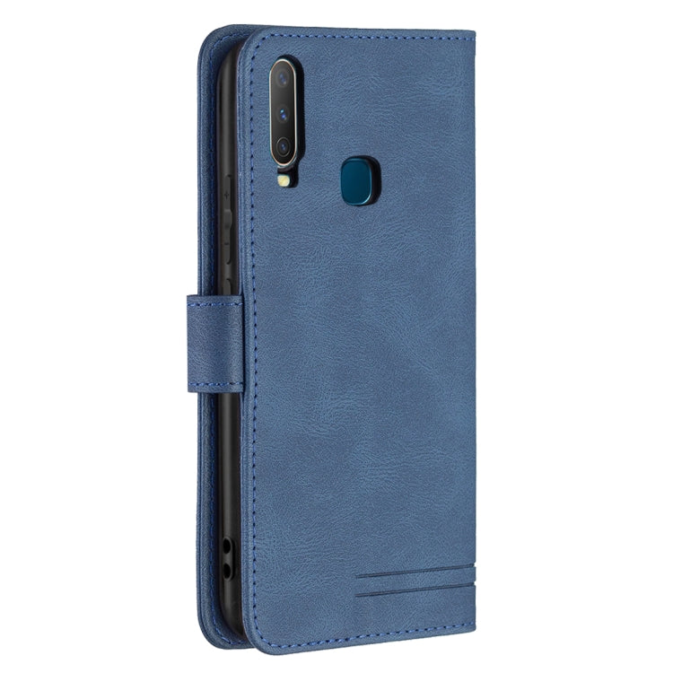 For vivo Y11 / Y15 / Y12 / Y17 Magnetic Clasp RFID Blocking Anti-Theft Leather Case with Holder & Card Slots & Wallet