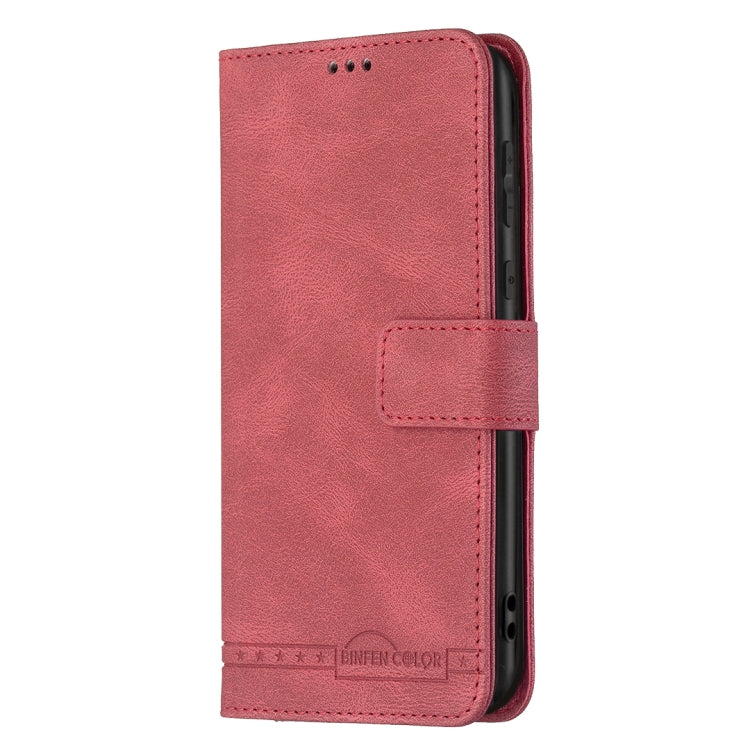 For Samsung Galaxy A21 Magnetic Clasp RFID Blocking Anti-Theft Leather Case with Holder & Card Slots & Wallet
