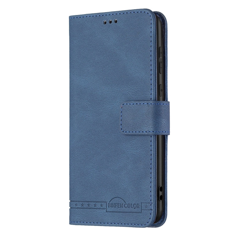 For Samsung Galaxy A21 Magnetic Clasp RFID Blocking Anti-Theft Leather Case with Holder & Card Slots & Wallet
