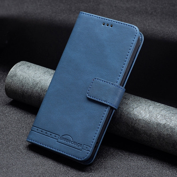 For Samsung Galaxy A21 Magnetic Clasp RFID Blocking Anti-Theft Leather Case with Holder & Card Slots & Wallet