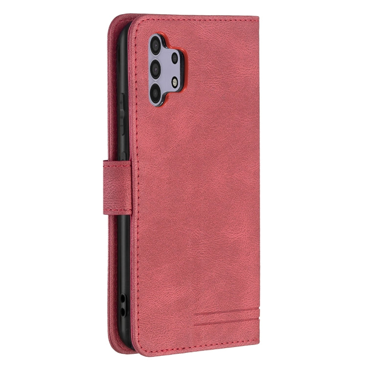 For Samsung Galaxy A32 4G Magnetic Clasp RFID Blocking Anti-Theft Leather Case with Holder & Card Slots & Wallet