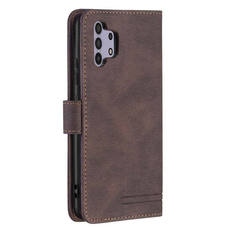 For Samsung Galaxy A32 4G Magnetic Clasp RFID Blocking Anti-Theft Leather Case with Holder & Card Slots & Wallet