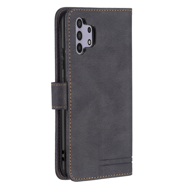 For Samsung Galaxy A32 4G Magnetic Clasp RFID Blocking Anti-Theft Leather Case with Holder & Card Slots & Wallet
