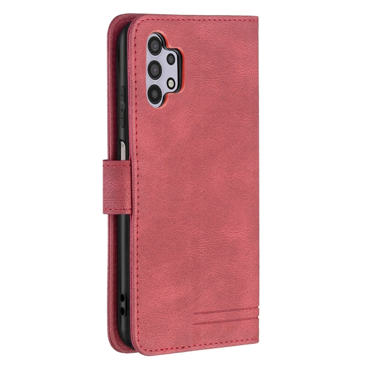 For Samsung Galaxy A32 5G Magnetic Clasp RFID Blocking Anti-Theft Leather Case with Holder & Card Slots & Wallet
