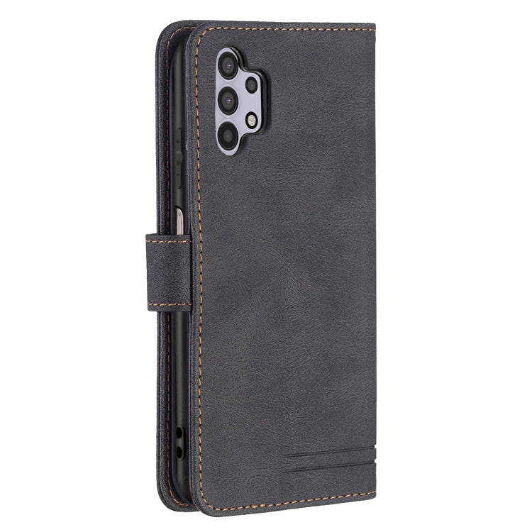 For Samsung Galaxy A32 5G Magnetic Clasp RFID Blocking Anti-Theft Leather Case with Holder & Card Slots & Wallet