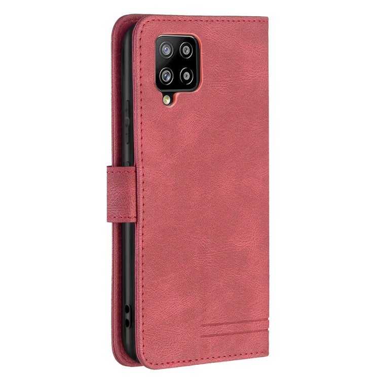 For Samsung Galaxy A42 5G Magnetic Clasp RFID Blocking Anti-Theft Leather Case with Holder & Card Slots & Wallet