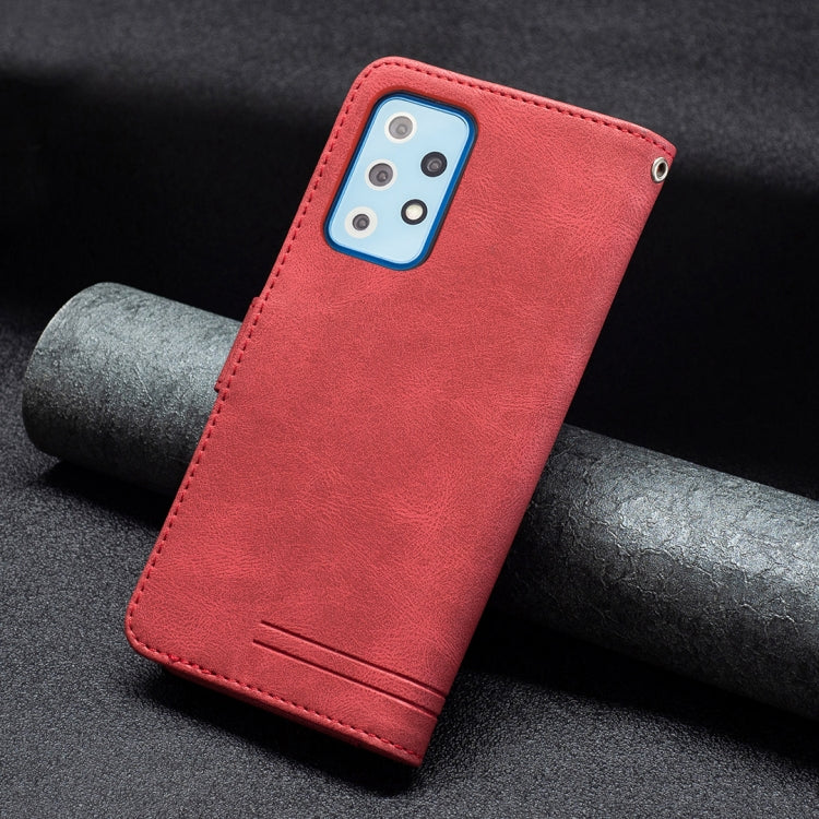 For Samsung Galaxy A52 Magnetic Clasp RFID Blocking Anti-Theft Leather Case with Holder & Card Slots & Wallet