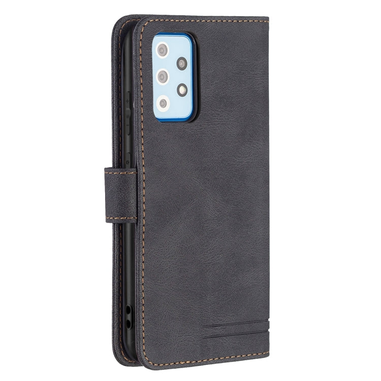 For Samsung Galaxy A52 Magnetic Clasp RFID Blocking Anti-Theft Leather Case with Holder & Card Slots & Wallet
