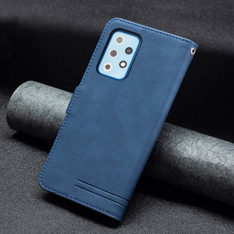 For Samsung Galaxy A52 Magnetic Clasp RFID Blocking Anti-Theft Leather Case with Holder & Card Slots & Wallet