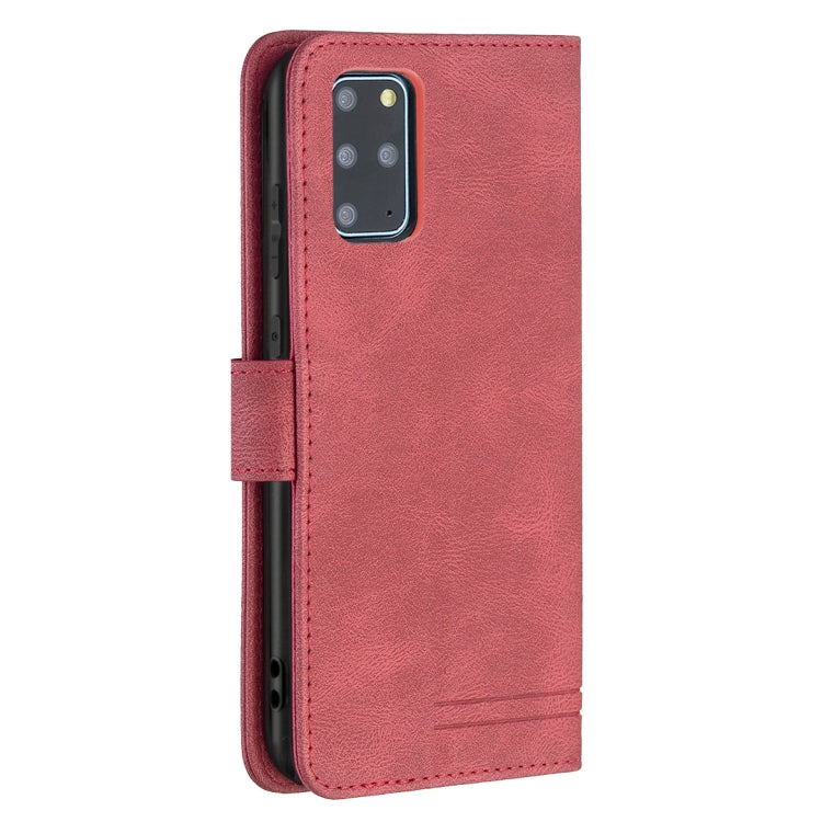 For Samsung Galaxy S20+ Magnetic Clasp RFID Blocking Anti-Theft Leather Case with Holder & Card Slots & Wallet