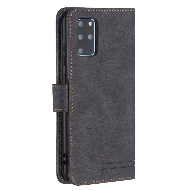 For Samsung Galaxy S20+ Magnetic Clasp RFID Blocking Anti-Theft Leather Case with Holder & Card Slots & Wallet