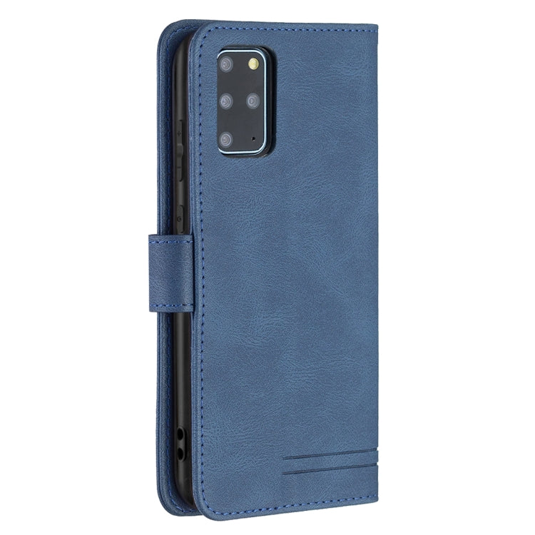 For Samsung Galaxy S20+ Magnetic Clasp RFID Blocking Anti-Theft Leather Case with Holder & Card Slots & Wallet
