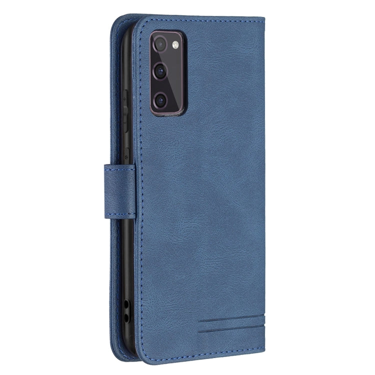 For Samsung Galaxy S20 FE Magnetic Clasp RFID Blocking Anti-Theft Leather Case with Holder & Card Slots & Wallet