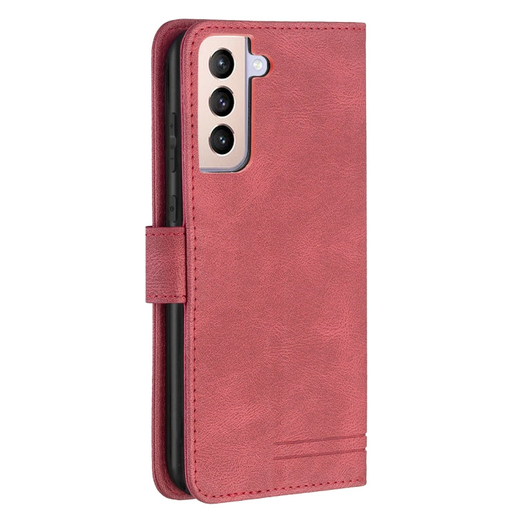 For Samsung Galaxy S21+ 5G Magnetic Clasp RFID Blocking Anti-Theft Leather Case with Holder & Card Slots & Wallet