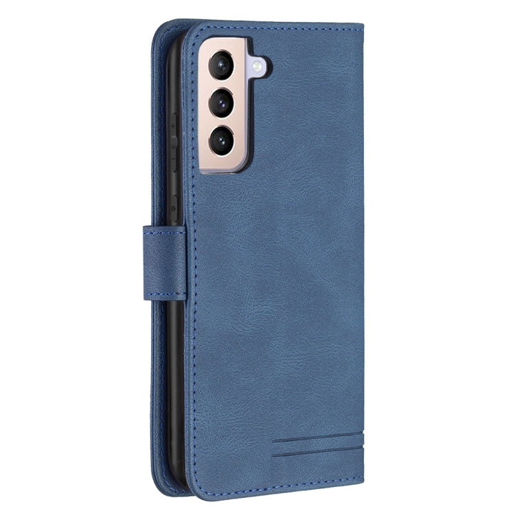 For Samsung Galaxy S21+ 5G Magnetic Clasp RFID Blocking Anti-Theft Leather Case with Holder & Card Slots & Wallet