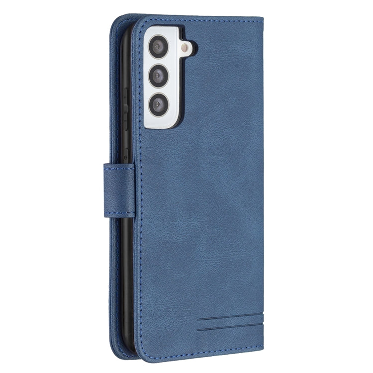 For Samsung Galaxy S21 5G Magnetic Clasp RFID Blocking Anti-Theft Leather Case with Holder & Card Slots & Wallet
