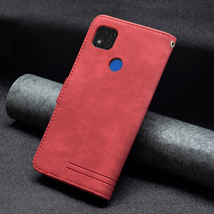 For Xiaomi Redmi 9C Magnetic Clasp RFID Blocking Anti-Theft Leather Case with Holder & Card Slots & Wallet