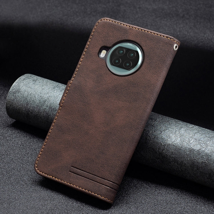 For Xiaomi Mi 10T Lite Magnetic Clasp RFID Blocking Anti-Theft Leather Case with Holder & Card Slots & Wallet