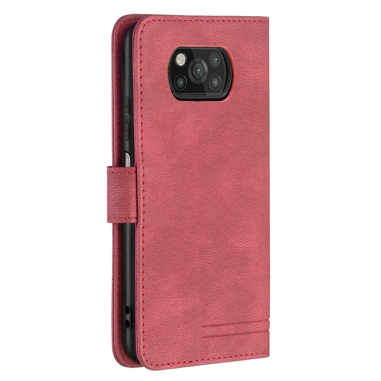 For Xiaomi Poco X3 Magnetic Clasp RFID Blocking Anti-Theft Leather Case with Holder & Card Slots & Wallet
