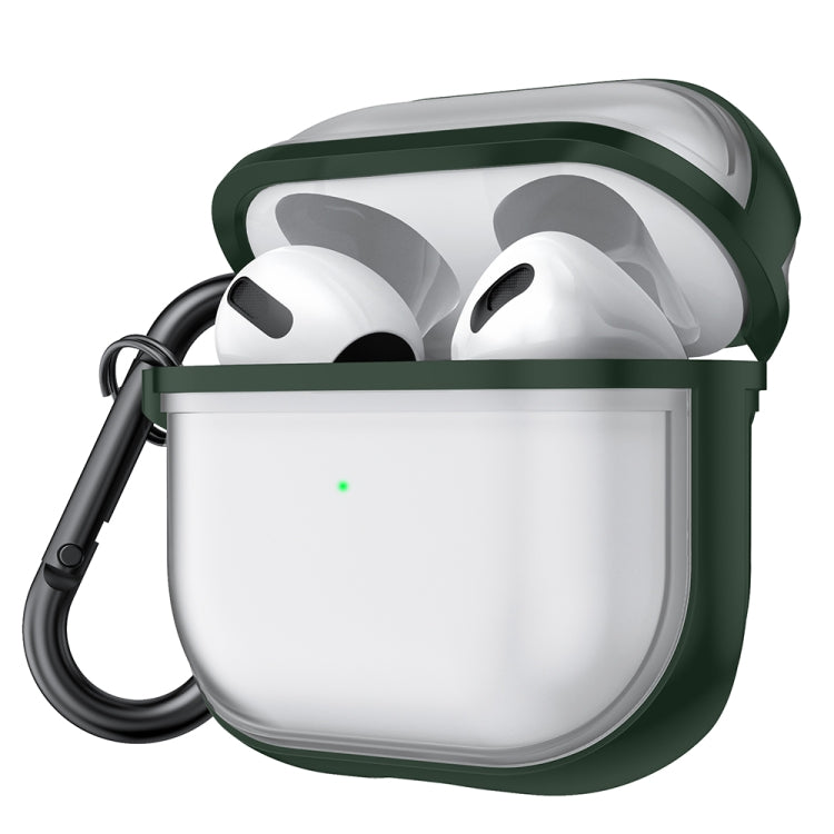 Frosted TPU Earphone Protective Case with Hook For AirPods 3